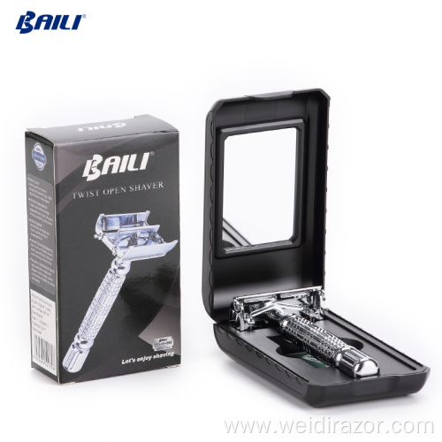 hot sale innovation single butterfly open safety razor